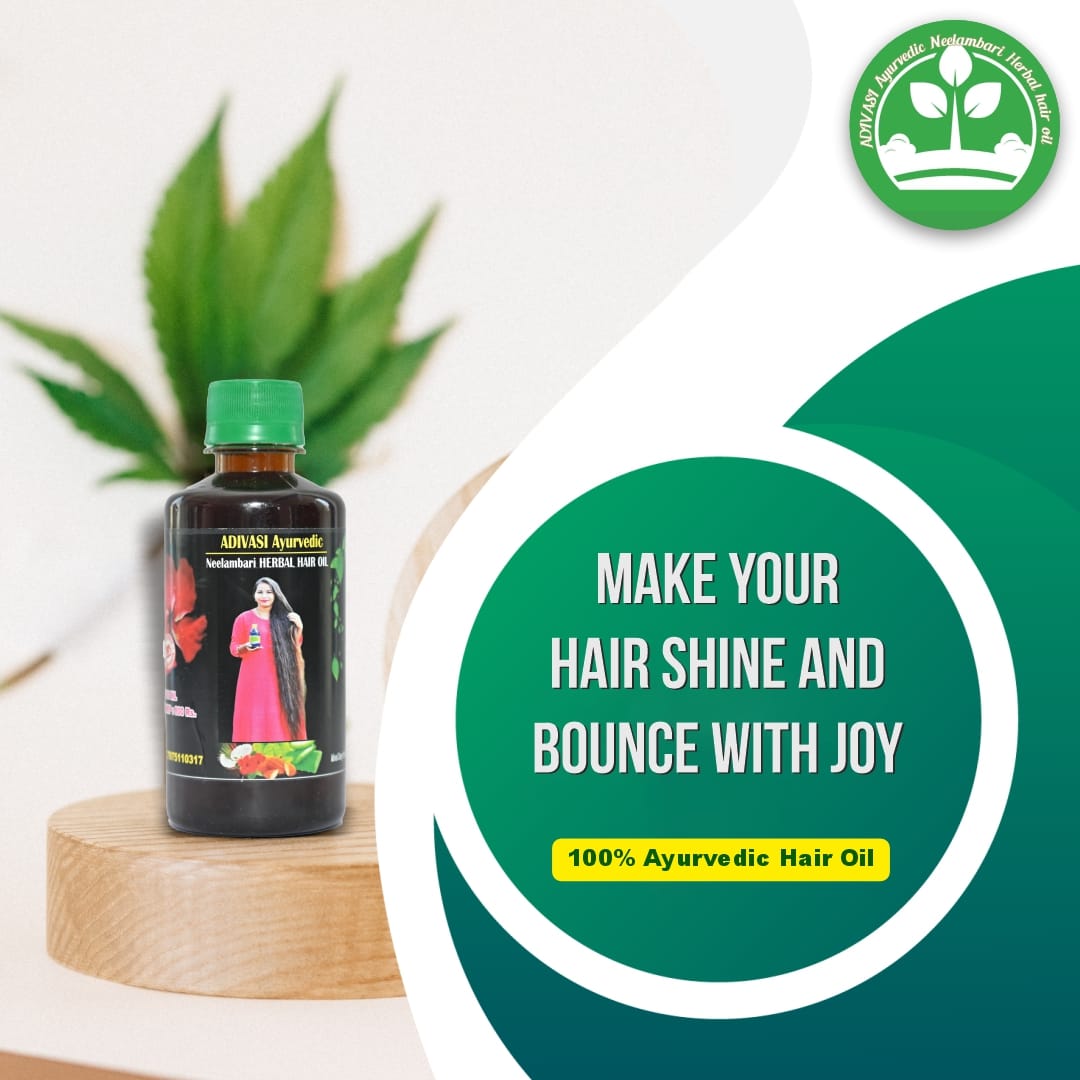 Adivasi Ayurvedic Neelambari Herbal Hair Oil