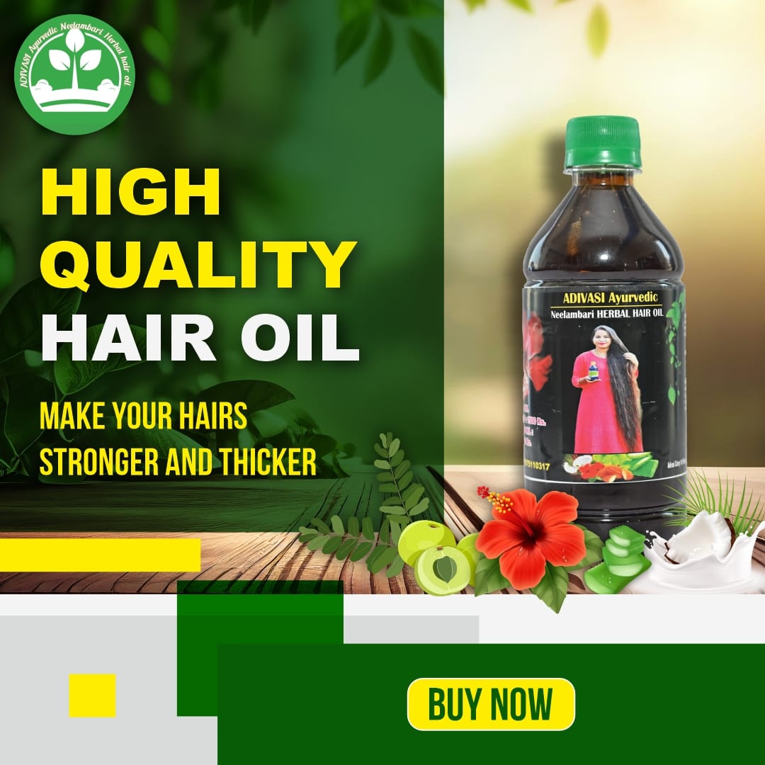 Adivasi Ayurvedic Neelambari Herbal Hair Oil